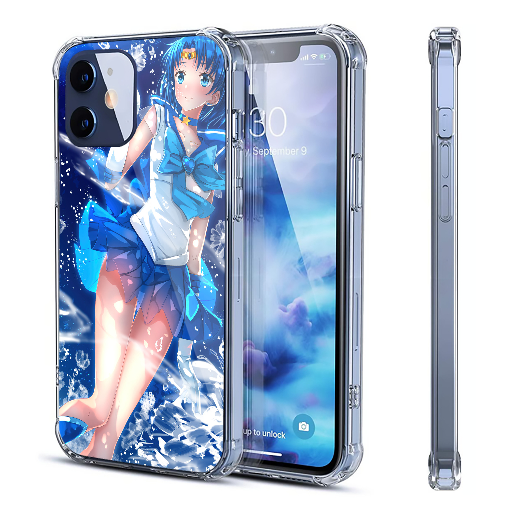 （画像用） 美少女戦士セーラームーン Sailor Moon 【iPhone 12シリーズ対応】透明スマホケース（クリアソフトケース）